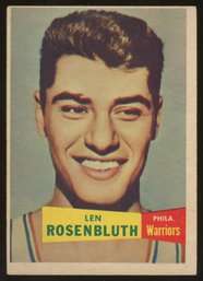 1957 TOPPS BASKETBALL LEN ROSENBLUTH