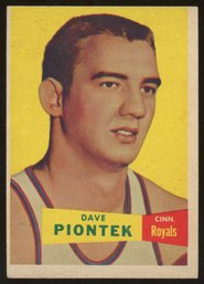 1957 TOPPS BASKETBALL DAVE PIONTEK