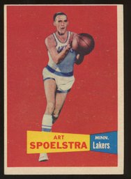1957 TOPPS BASKETBALL ART SPOELSTRA