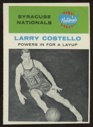 1961 FLEER BASKETBALL LARRY COSTELLO IN ACTION