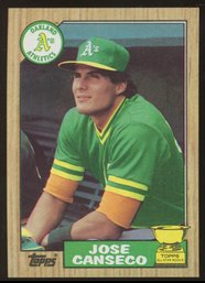 1987 TOPPS BASEBALL JOSE CANSECO ROOKIE