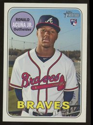 2018 Topps Heritage Ronald Acuna Jr. Rookie