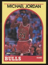 1989 NBA HOOPS MICHAEL JORDAN YELLOW BORDER