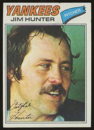 1977 TOPPS BASEBALL JIM HUNTER