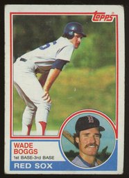 1982 TOPPS BASEBALL WADE BOGGS ROOKIE