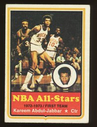 1973-74 Topps Basketball Kareem Abdul-Jabbar ~ All Star