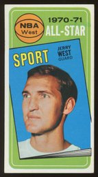 1970-71 Topps Basketball Jerry West ~ Sport NBA West All-Star