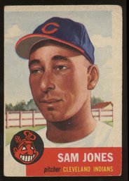 1953 Topps Baseball Sam Jones