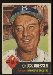 1953 Topps Baseball Chuck Dressen