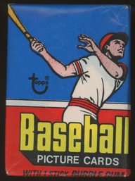 1977 Topps Baseball Pack Factory Sealed