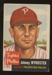 1953 Topps Baseball Johnny Wyrostek