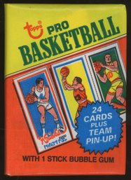1980 Topps Basketball Pack Factory Sealed Bird Magic Rookie Year