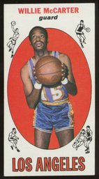 1969 Topps Basketball Willie McCarter RC Rookie