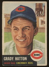 1953 Topps Baseball Grady Hatton