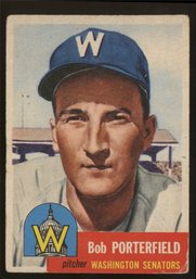 1953 Topps Baseball Bob Porterfield