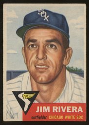 1953 Topps Baseball Jim Rivera Rookie