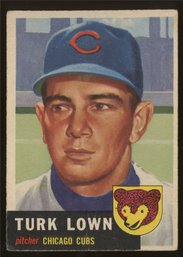 1953 Topps Baseball Turk Lown