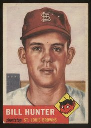 1953 Topps Baseball Bill Hunter Rookie