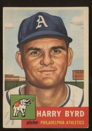 1953 Topps Baseball Harry Byrd Rookie