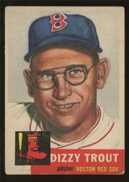 1953 Topps Baseball Dizzy Trout