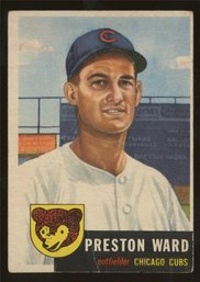 1953 Topps Baseball Preston Ward