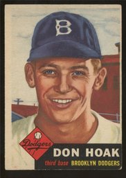 1953 Topps Baseball Don Hoak RC Rookie