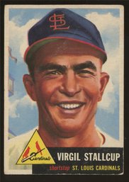 1953 Topps Baseball Virgil Stallcup