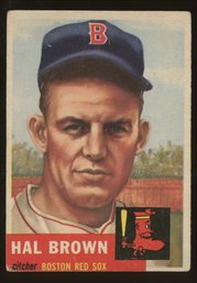 1953 Topps Baseball Hal Brown RC Rookie