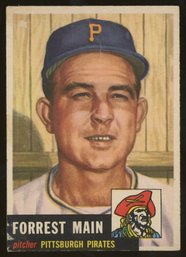 1953 Topps Baseball Forrest Main