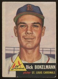 1953 Topps Baseball Dick Bokelmann RC Rookie