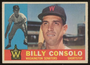 1960 TOPPS BASEBALL Billy Consolo HIGH #