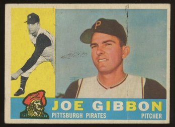 1960 TOPPS BASEBALL Joe Gibbon RC HIGH #