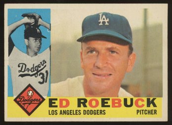 1960 TOPPS BASEBALL Ed Roebuck HIGH #