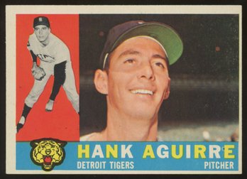 1960 TOPPS BASEBALL Hank Aguirre HIGH #