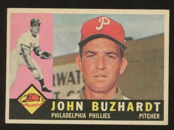 1960 TOPPS BASEBALL John Buzhardt  HIGH #