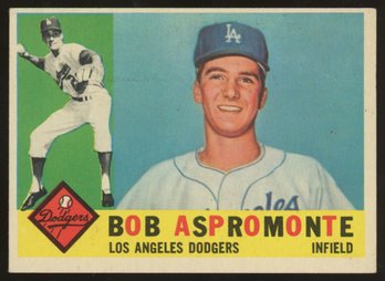 1960 TOPPS BASEBALL Bob Aspromonte RC HIGH #