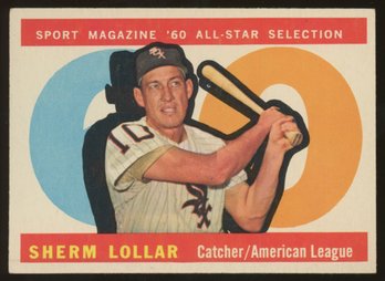 1960 TOPPS BASEBALL Sherm Lollar AS HIGH #