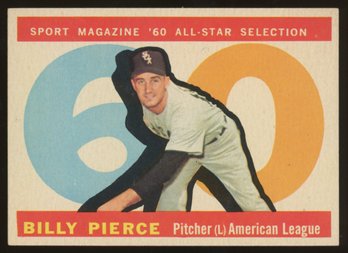 1960 TOPPS BASEBALL Billy Pierce AS  HIGH #