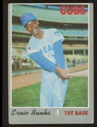 1970 TOPPS BASEBALL ERNIE BANKS