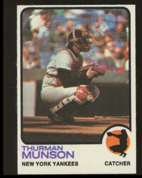 1973 TOPPS BASEBALL THURMAN MUNSON