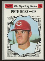 1970 TOPPS BASEBALL PETE ROSE ~ THE SPORTING NEWS ALL-STAR