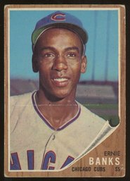 1962 Topps Baseball Ernie Banks