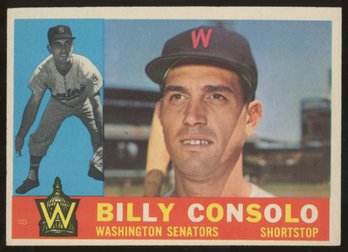 1960 TOPPS BASEBALL Billy Consolo HIGH #