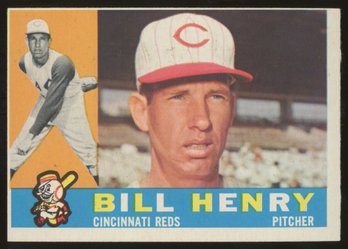 1960 TOPPS BASEBALL Bill Henry HIGH #