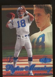 1998 FLEER FLAIR FOOTBALL SHOWCASE PEYTON MANNING ROOKIE LEGACY COLLECTION #'D /100
