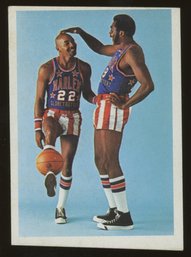 1971 Fleer Basketball Mel Davis, 'curly' Neal - Harlem Globetrotters
