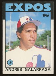 1986 TOPPS TRADED ANDRES GALARRAGA ROOKIE