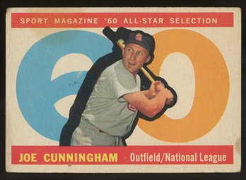 1960 Topps All-Star Selection ~ Joe Cunningham