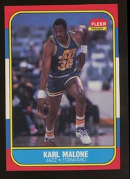 1986 FLEER KARL MALONE ROOKIE