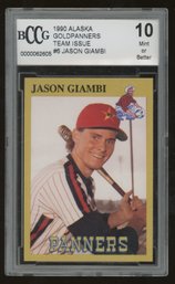 1990 Alaska Jason Giambi Goldpanners Team Issue Pre-rookie BCCG 10
